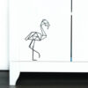 monochrome kinderkamer flamingo sticker