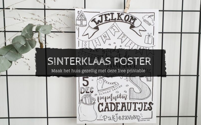 Free Printable Sinterklaas poster