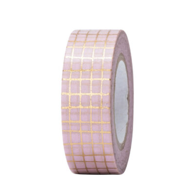 Washi tape roze goud