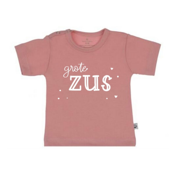 grote zus shirt roze
