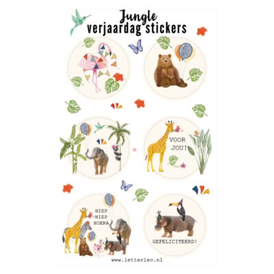 Jungle stickers